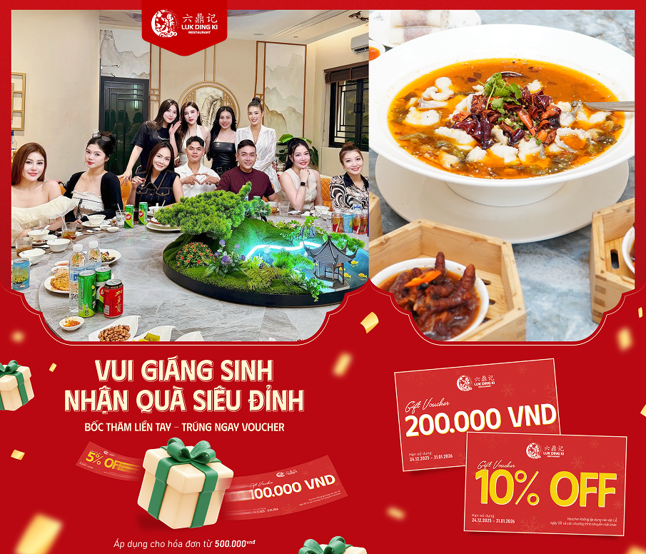 Vui Giáng Sinh Nhận Quà Siêu Đỉnh Noel Lục Đỉnh Ký